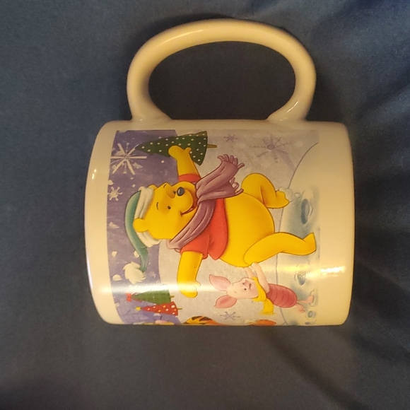 Disney Other - Disney Winnie the Pooh snow footprints mug #4325 rare